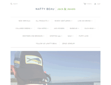 Tablet Screenshot of natty-beau.com